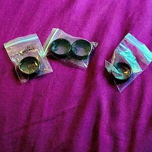 Black Silicone Rings Set